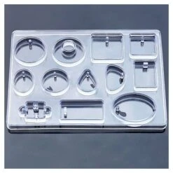 1 Grand MOULE EN SILICONE 12 Formes ( H4102 )