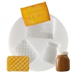 1 MINI MOULE EN SILICONE BISCUITS D'ENFANCE CREATIONS FIMO SCULPEY CERNIT Ref 284436