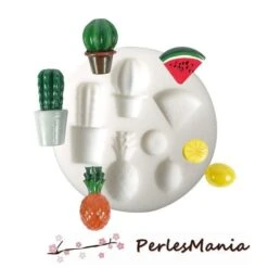 1 MINI MOULE EN SILICONE EXOTIQUE CREATIONS FIMO SCULPEY CERNIT Ref 284444