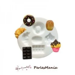1 MINI MOULE EN SILICONE GOURMANDISES CREATIONS FIMO SCULPEY CERNIT Ref 284400