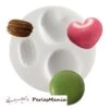 1 MINI MOULE EN SILICONE MACARONS CREATIONS FIMO SCULPEY CERNIT Ref 284431