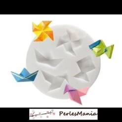 1 MINI MOULE EN SILICONE ORIGAMI CREATIONS FIMO SCULPEY CERNIT Ref 284435