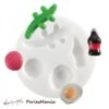 1 MINI MOULE EN SILICONE SUCRERIES CREATIONS FIMO SCULPEY CERNIT Ref 284423