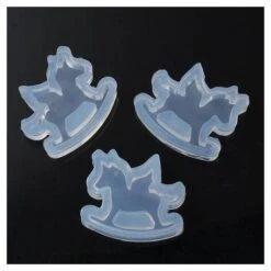 1 MOULE EN SILICONE Cheval à Bascule Utilisation FIMO RESINE S1187825