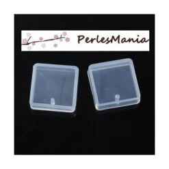 1 MOULE EN SILICONE Pendentif CARRE 28mm Utilisation FIMO RESINE S118032