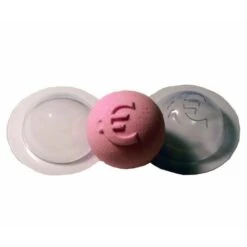 1 Pc 2 Pièces Euro 60mm Sphère Ronde Bombée Moule De Fabrication De Bombe De Bain En Plastique, Moul