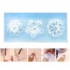 1 Pc 3 Grandes Fleurs Silicone 3d Mini Moule Pour Nail Art Petit Bricolage Résine Moule Polymère Arg