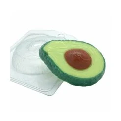 1 Pc Avocat Fruits En Plastique Savon Faisant Moule Moule 94x62x30mm, Chocolat, Gypse, Bougie