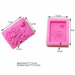 1 Pc Chrysanthème Fleur 3D Silicone Savon Moule Argile Gypse Moule Uv Résine Cire Bougie Chocolat Gâ