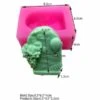 1 Pc Lavande Champs Et Raisins 3D Silicone Savon Moule Argile Gypse Moule Uv Résine Cire Bougie Choc