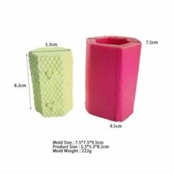 1 Pc Nid D'abeille Abeille 3d Silicone Cire Bougie Moule, Argile Gypse Moule, UV Résine, Savon, Gâte