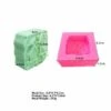 1 Pc Oiseau Maison Fleur 3D Silicone Savon Moule Argile Gypse Moule Uv Résine Cire Bougie Chocolat G