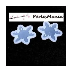 1 Pendentif MOULE EN SILICONE Etoile De Neige Pour Resine Fimo GM ( S1196080 )