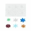 1 Set 6pcs Flocons De Neige De Noël 3d Silicone Pendant Decor Uv Moule De Résine époxy, Savon, Moule