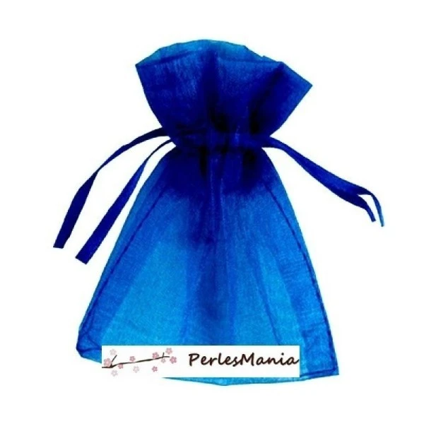 10 Pochettes ( 70 Par 90mm ) Sachet Organza Bleu électrique 1 10 Pochettes ( 70 Par 90mm ) Sachet Organza Bleu électrique