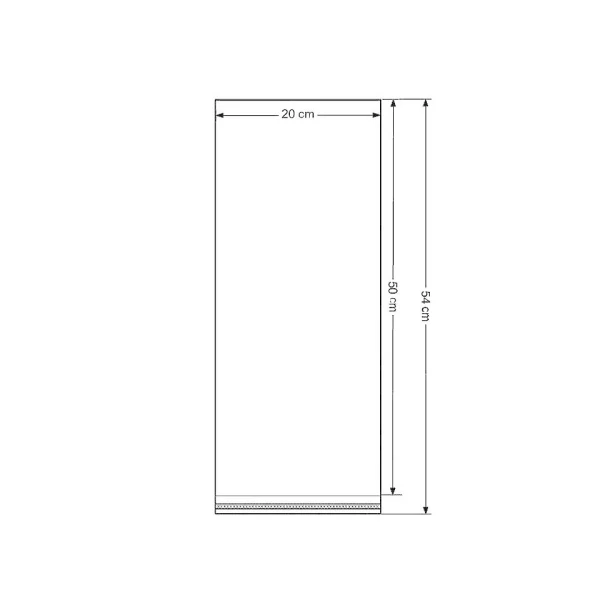 100pc Transparent En Plastique Auto-adhésif Pour Sceller Les Sacs 20x50cm, Mercerie, Magasin D'Équip 5 100pc Transparent En Plastique Auto-adhésif Pour Sceller Les Sacs 20x50cm, Mercerie, Magasin D'Équip – Image 5