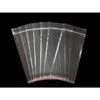 100pc Transparent En Plastique Auto-adhésif Pour Sceller Les Sacs W/ Accrocher Trou 11x20cm, Merceri