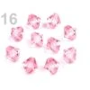 10g 16 - 04 La Lumière En Plastique Rose à Facettes Perles De 8x8mm Soleil