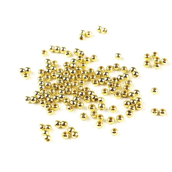 10g 3 D'Or Perles De Plastique Regard Ø3mm, Large Trou En Tirant 1 10g 3 D'Or Perles De Plastique Regard Ø3mm, Large Trou En Tirant