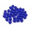 10g De Bleu De Cobalt En Plastique Perles Rondes 8mm Transparent