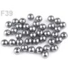 10g F39grey Plastique Imitation Perles De Nacre Coup D'Œil 8mm, Rond, Talon, Talon Léger, Perle De L