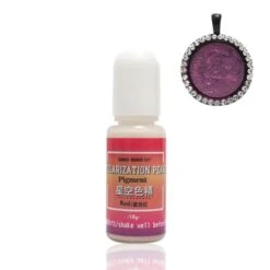 10g Rouge Polarisé Perle Couleur Pigment Colorant UV Résine Artisanat Bricolage Époxy Silicone Moule