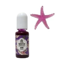 10g Violet Transparent Couleur Pigment Colorant UV Résine Artisanat Bricolage Époxy Silicone Moule C