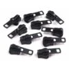 10pc 3 (332) Curseur Noir À Fermetures à Glissière En Plastique 8mm, Accessoires De Couture, Sac D'A