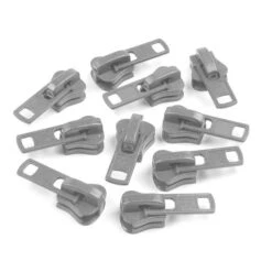 10pc 4 (312) Dark Shadow Curseur Pour Fermetures à Glissière En Plastique 8mm, Accessoires De Coutur