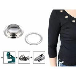 10pr Nickel Antik Épreuve De La Rouille, Oeillets / Œillets Avec Rondelle De Ø10mm, Presse à Bras, M -Promos Creavea Boutique 10pr nickel antik epreuve de la rouille oeillets oeillets avec rondelle de o10mm presse a bras m p 3