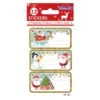 12 étiquettes Adhésives De Noël - Ambiance De Noël