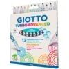 12 Feutres Couleurs GIOTTO Turbo Advanced - Lavables