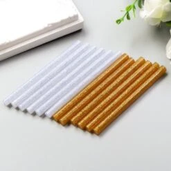 12 Pièces Bâtons De Colle Transparents Thermofusibles Pour Pistolet À Colle, Clair, Artisanat," Or E -Promos Creavea Boutique 12 pieces batons de colle transparents thermofusibles pour pistolet a colle clair artisanat or e p 3