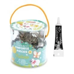 16 Emporte-pièces Nature + Stylo De Glaçage Noir