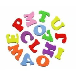 182 Lettres Mousse Autocollantes 2,5 Cm - Ctop