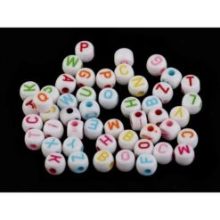 1bag Ix De Couleurs En Plastique Ronde Perles Avec Des Lettres Ø7mm, D'Autres 7 1bag Ix De Couleurs En Plastique Ronde Perles Avec Des Lettres Ø7mm, D'Autres -Promos Creavea Boutique 1bag ix de couleurs en plastique ronde perles avec des lettres o7mm dautres p 3