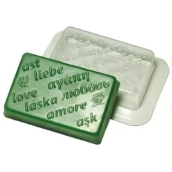 1pc Aime Dans Les Langues Du Monde Valentine Mot En Plastique Fabrication De Savon Moule Cadeau Pour