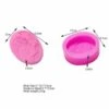 1pc Ange W Fleurs Noël 3D Silicone Savon Moule Argile Gypse Moule Uv Résine Cire Bougie Chocolat Gât