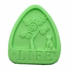 1pc Arbre De Vie Chat 3D Silicone Savon Moule Argile Gypse Moule Uv Résine Cire Bougie Chocolat Gâte