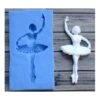 1pc Ballerine Fille Musique 3d En Silicone Uv Résine Époxy Moule D'Argile Scrapbooking Moule Bijoux