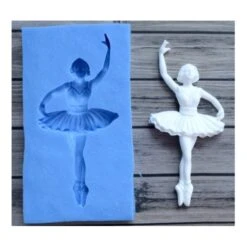 1pc Ballerine Fille Musique 3d En Silicone Uv Résine Époxy Moule D'Argile Scrapbooking Moule Bijoux
