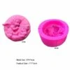 1pc Bébé Ange W Ours En Peluche 3D Silicone Savon Moule Argile Gypse Moule Uv Résine Cire Bougie Cho