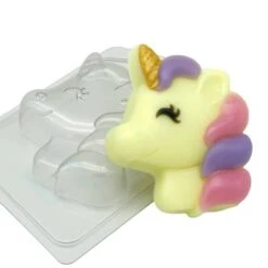 1pc Cartoon Licorne Magique En Plastique De Savon La Fabrication Du Chocolat De Gypse Moule De Quali