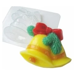 1pc Cloches De Noël De Noël De Noël Ornement En Plastique De Savon La Fabrication Du Chocolat De Gyp