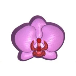 1pc De Fleurs D'Orchidée Yoga Esprit Orienter En Plastique Fabrication De Savon De Cire Chocolat Gyp