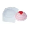 1pc De Fleurs Roses Gâteau D'Anniversaire Célébration De Mets Sucrés Mini En Plastique De Savon La F