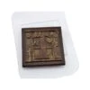1pc De Noël De Fenêtre Carré En Plastique De Chocolat De Fabrication De Savon De Cire De Gypse Froma