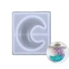 1pc Demi-Lune Cabochon Religieux Fabrication De Moules En Silicone Plateau De Réglage Du Support Épo