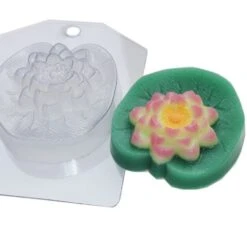 1pc Fleur De Lotus Feuille De Plastique De Savon La Fabrication Du Chocolat De Gypse Moule De Qualit