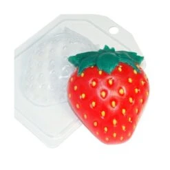 1pc Fraise Sucrée De La Nourriture En Plastique De Savon La Fabrication Du Chocolat De Gypse Moule D